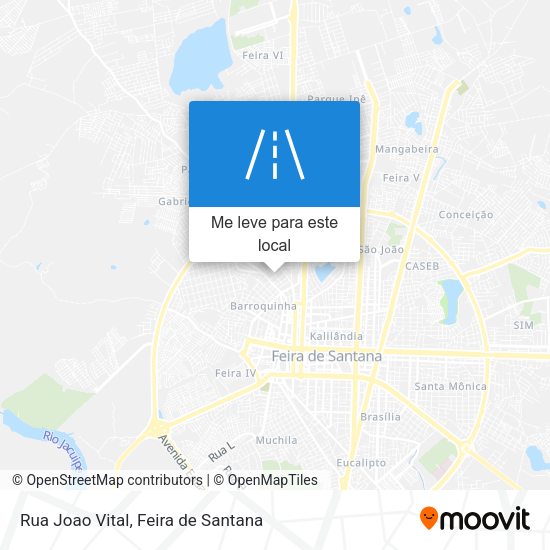 Rua Joao Vital mapa