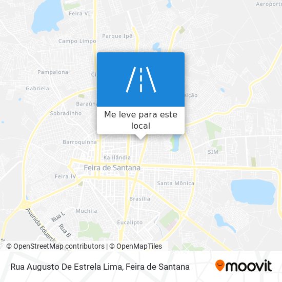 Rua Augusto De Estrela Lima mapa