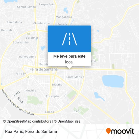 Rua Paris mapa