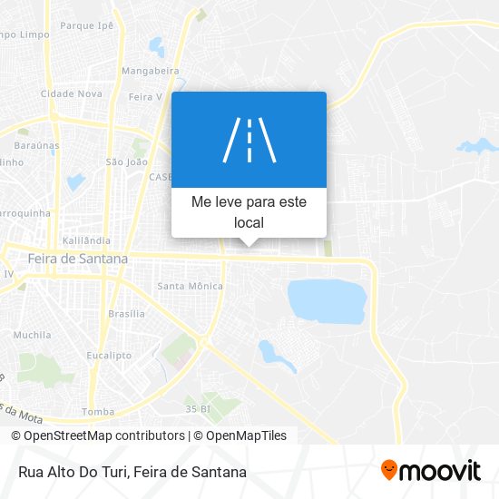 Rua Alto Do Turi mapa