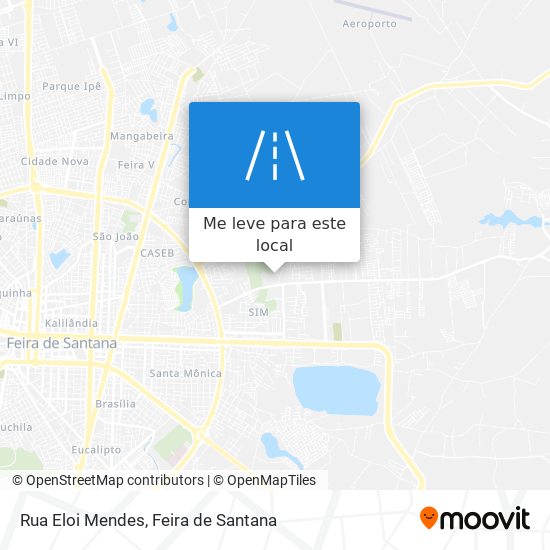 Rua Eloi Mendes mapa