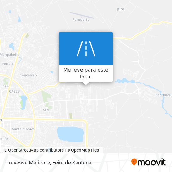 Travessa Maricore mapa