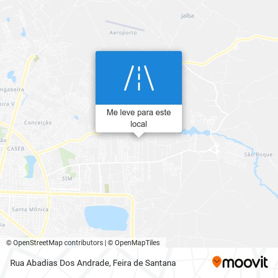 Rua Abadias Dos Andrade mapa