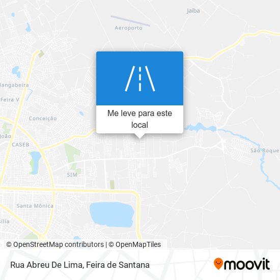 Rua Abreu De Lima mapa