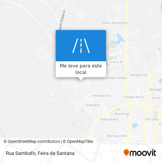 Rua Sambafo mapa