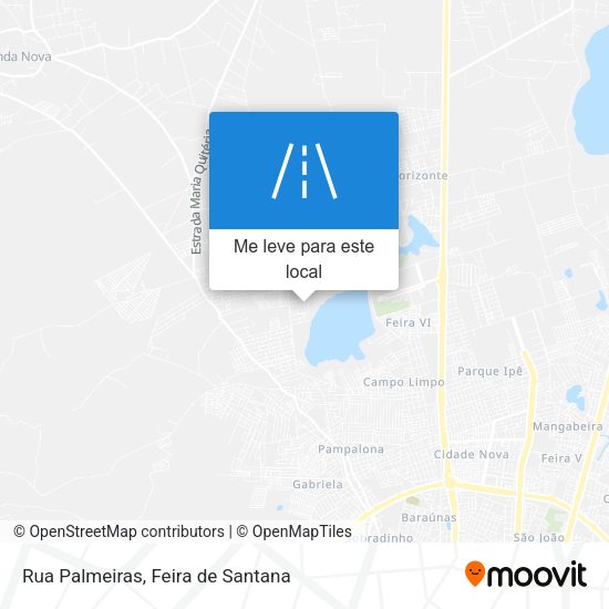 Rua Palmeiras mapa