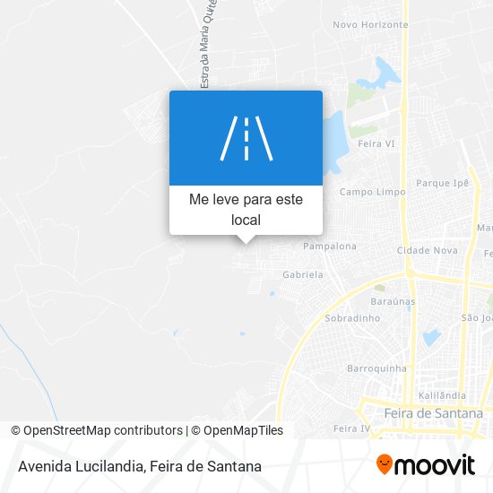 Avenida Lucilandia mapa