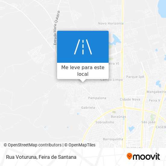 Rua Voturuna mapa