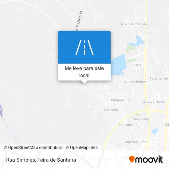 Rua Simples mapa