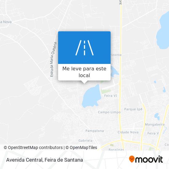 Avenida Central mapa