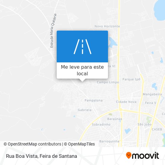 Rua Boa Vista mapa