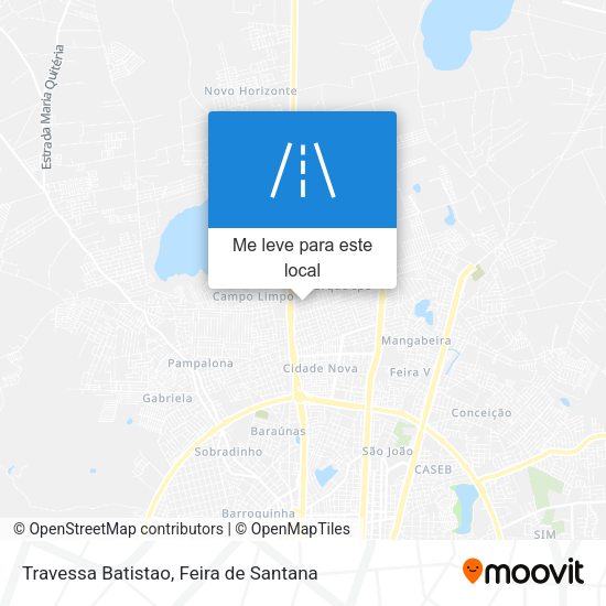 Travessa Batistao mapa