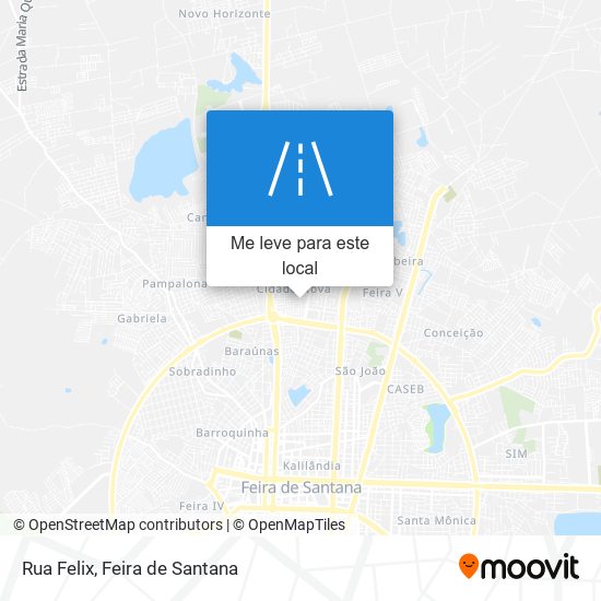 Rua Felix mapa