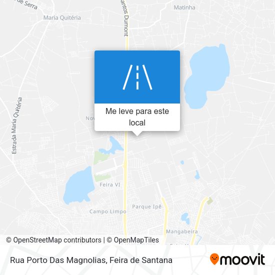 Rua Porto Das Magnolias mapa