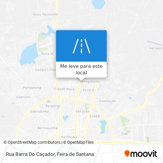 Rua Barra Do Caçador mapa