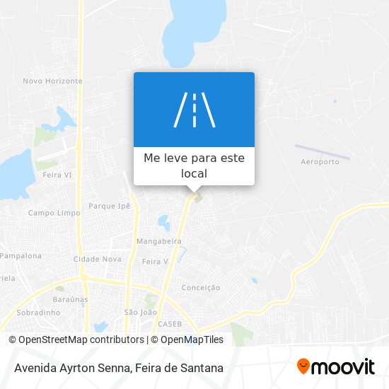 Avenida Ayrton Senna mapa