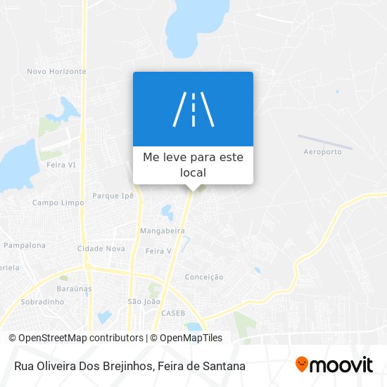 Rua Oliveira Dos Brejinhos mapa