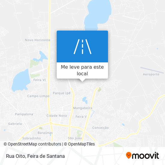 Rua Oito mapa