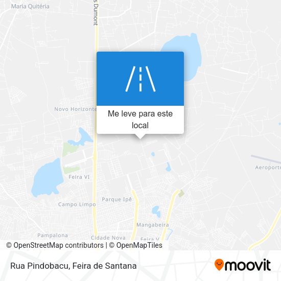 Rua Pindobacu mapa