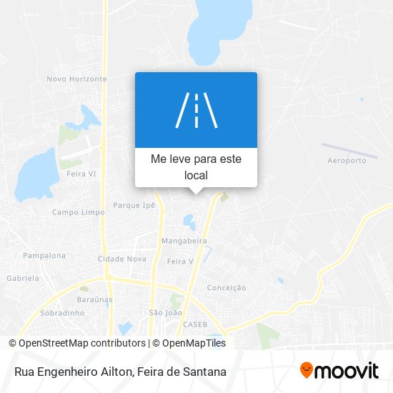 Rua Engenheiro Ailton mapa