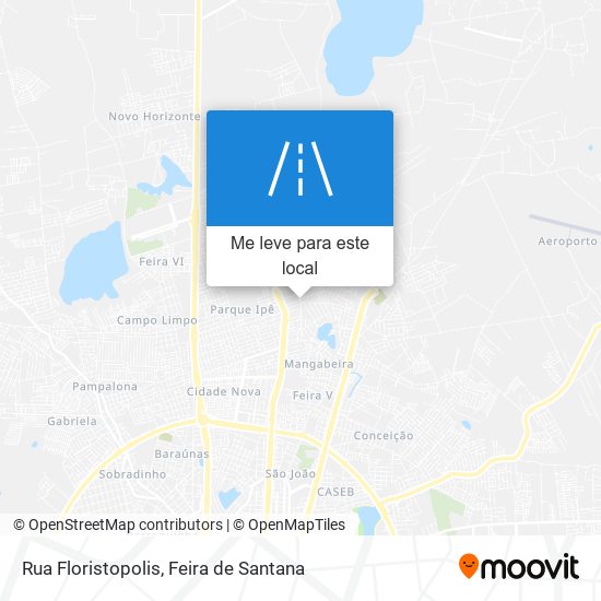 Rua Floristopolis mapa