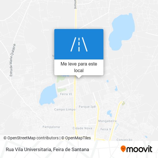 Rua Vila Universitaria mapa