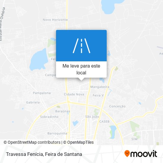 Travessa Fenícia mapa