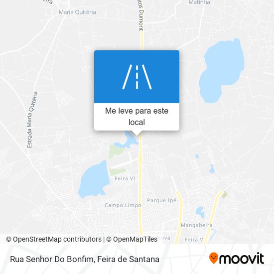 Rua Senhor Do Bonfim mapa