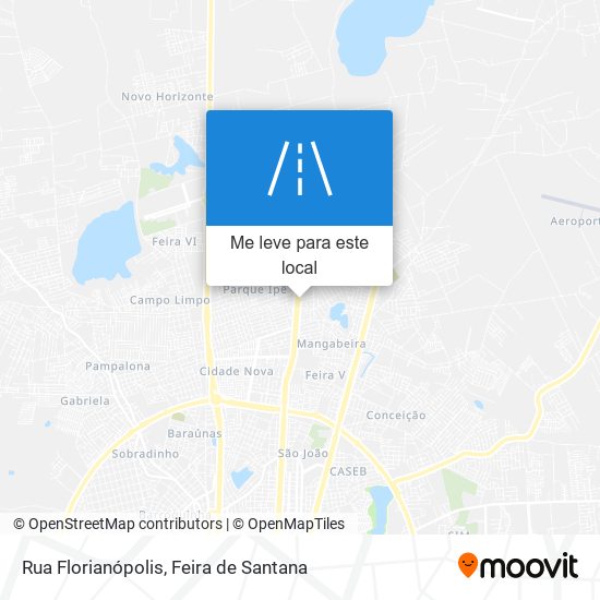 Rua Florianópolis mapa