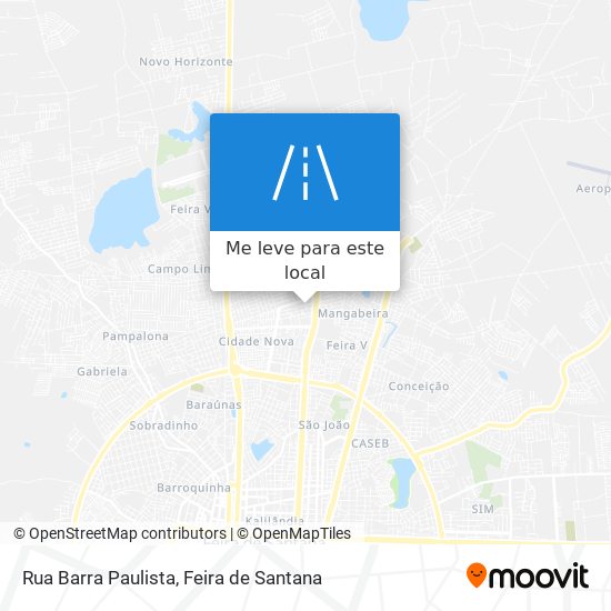 Rua Barra Paulista mapa