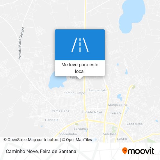 Caminho Nove mapa