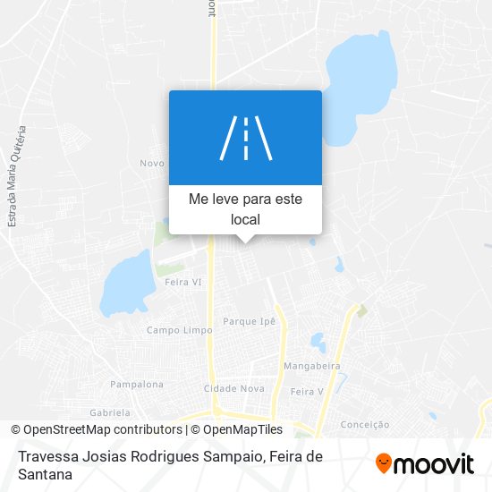 Travessa Josias Rodrigues Sampaio mapa