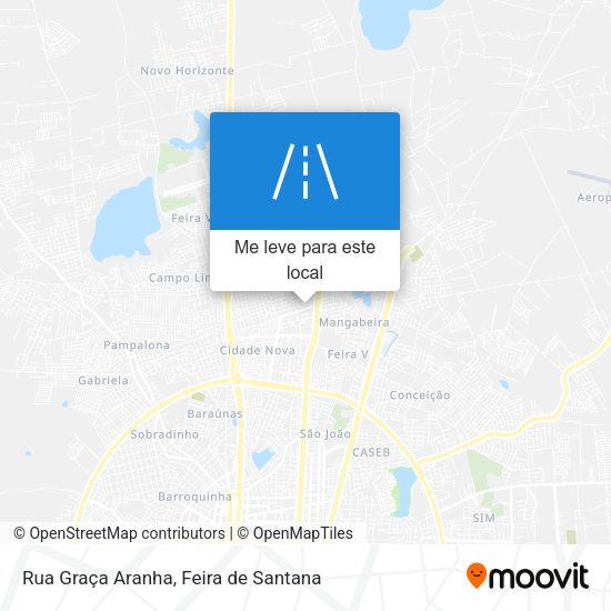 Rua Graça Aranha mapa