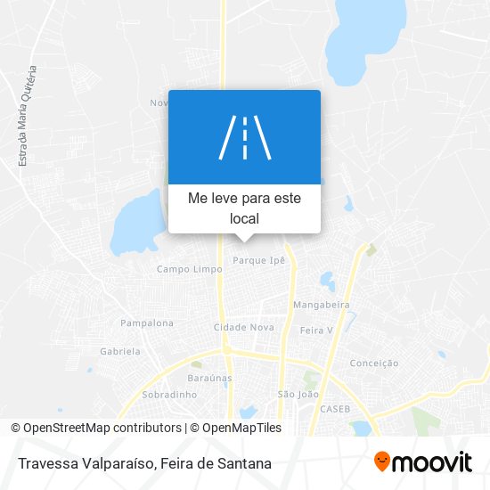 Travessa Valparaíso mapa