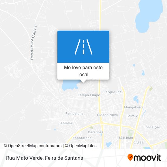 Rua Mato Verde mapa