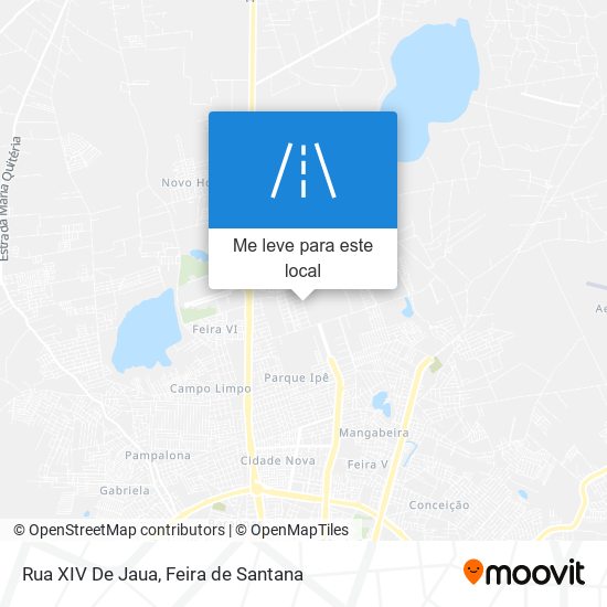 Rua XIV De Jaua mapa