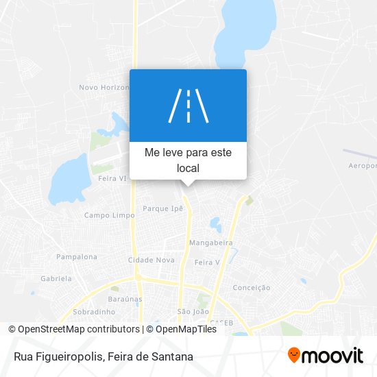 Rua Figueiropolis mapa