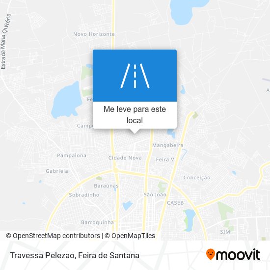 Travessa Pelezao mapa