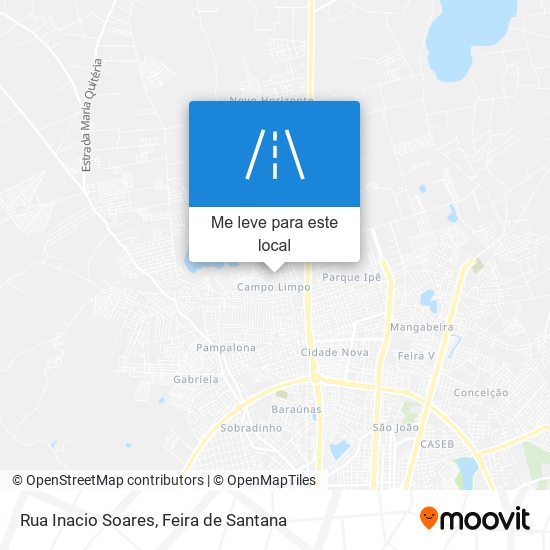 Rua Inacio Soares mapa