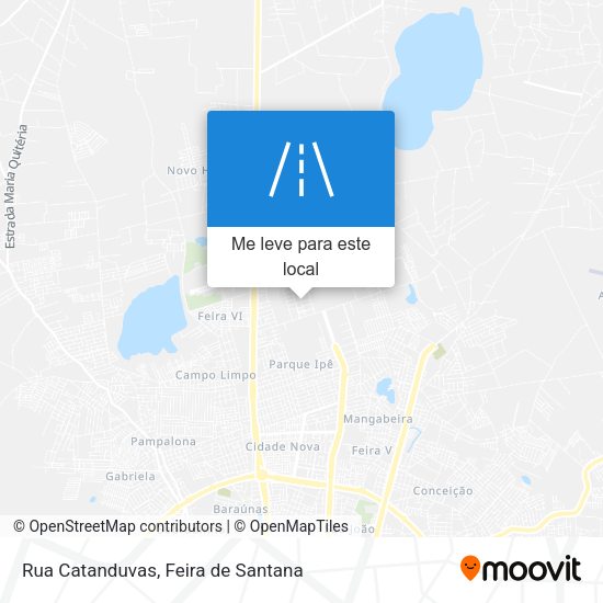 Rua Catanduvas mapa