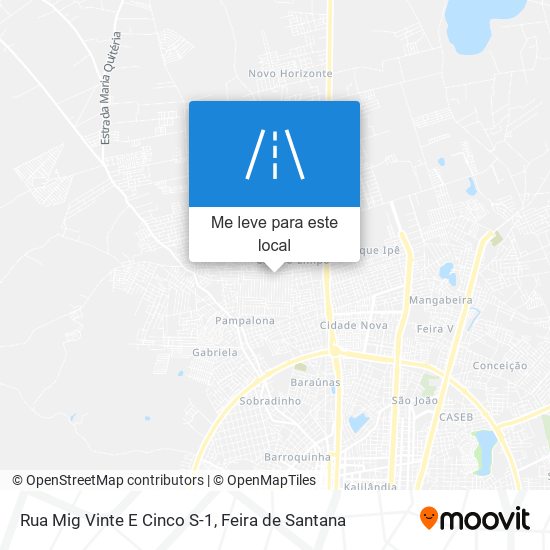 Rua Mig Vinte E Cinco S-1 mapa