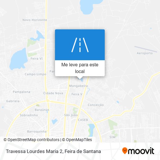 Travessa Lourdes Maria 2 mapa