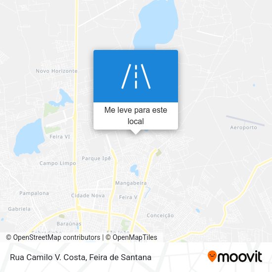 Rua Camilo V. Costa mapa