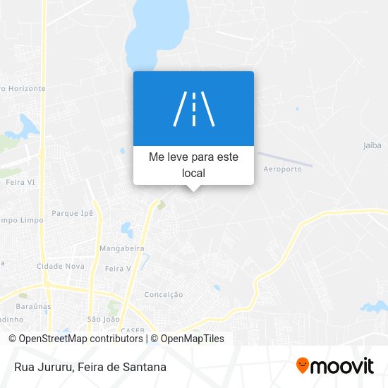 Rua Jururu mapa