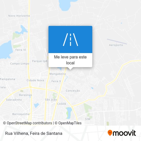 Rua Vilhena mapa