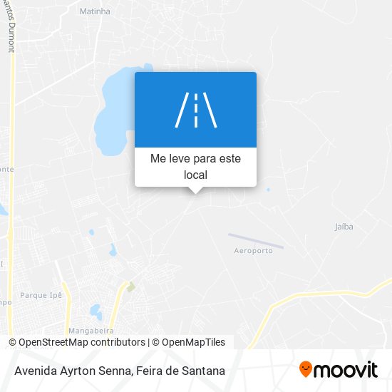 Avenida Ayrton Senna mapa