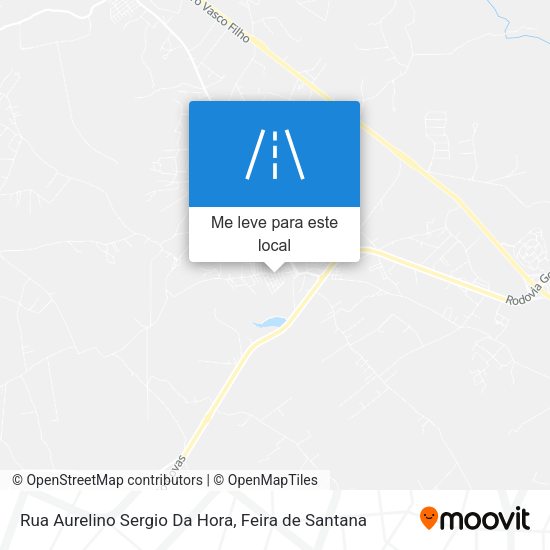 Rua Aurelino Sergio Da Hora mapa