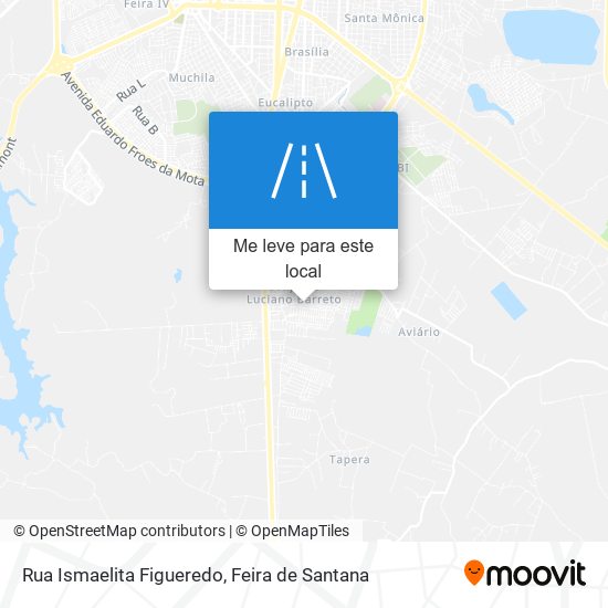 Rua Ismaelita Figueredo mapa