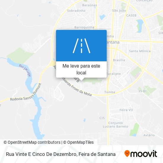 Rua Vinte E Cinco De Dezembro mapa