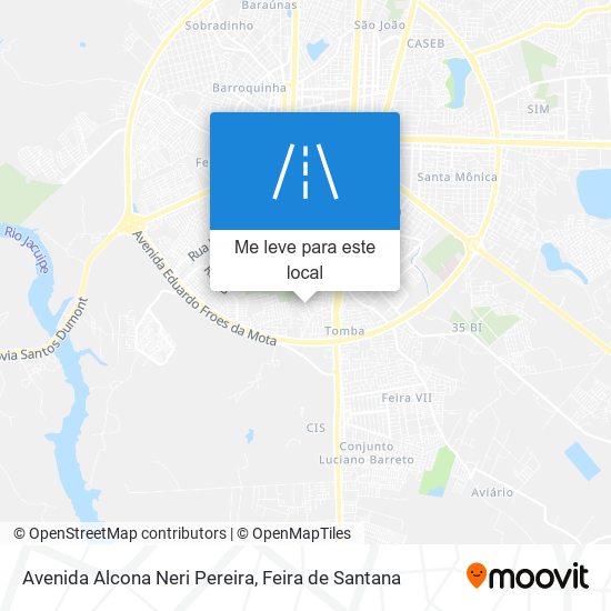 Avenida Alcona Neri Pereira mapa